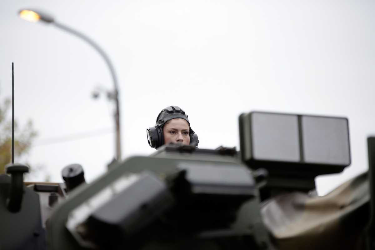 Military parade commemorating Greece's entry into World War II has been held in Thessaloniki, Greece on October 28, 2016. October 28 is a national holiday in Greece, marking the anniversary of the country's refusal of a 1940 ultimatum made by Italy's Fascist leader Benito Mussolini to allow his forces to enter and occupy Greek territory. / Στρατιωτική παρέλαση στην Θεσσαλονίκη υπο την παρουσία του Προέδρου της Ελληνικής Δημοκρατίας Προκόπη Παυλόπουλου για την Εθνική επέτειο της 28ης Οκτωβρίου στην Θεσσαλονίκη στις 28 Οκτωβρίου 2016.