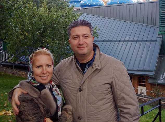 Svetlana with her husband